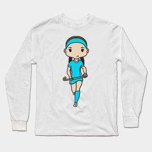 Girl Hockey Long Sleeve T-Shirt